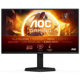 AOC 25G4SXU 24.5" LED Fast IPS FullHD 310Hz Altura Ajustable Adaptive Sync