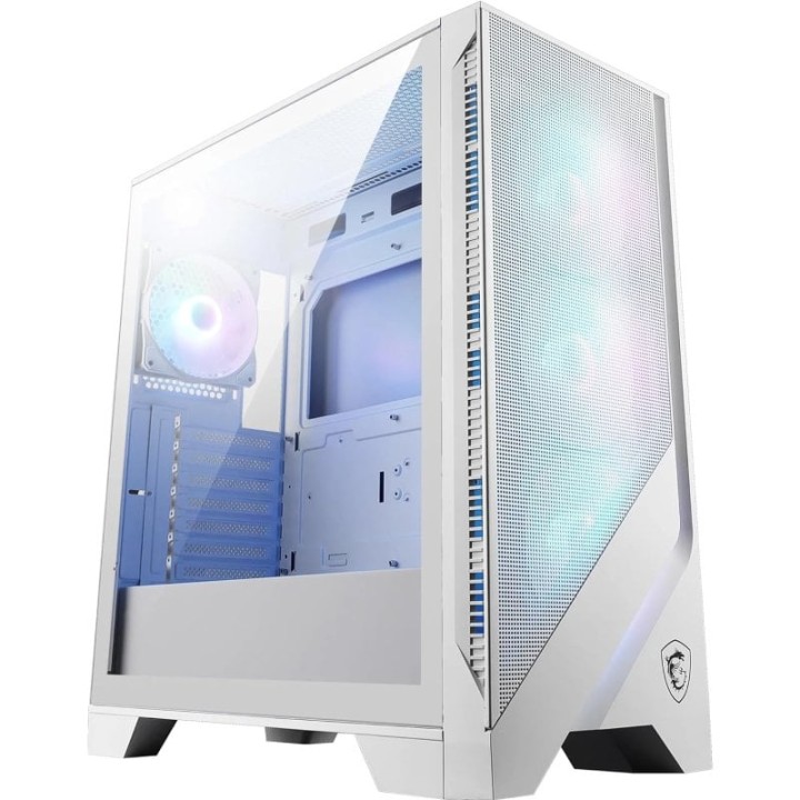 MSI MAG FORGE 320R AIRFLOW ARGB Mid Tower mATX Cristal Templado USB 3.2 Blanca