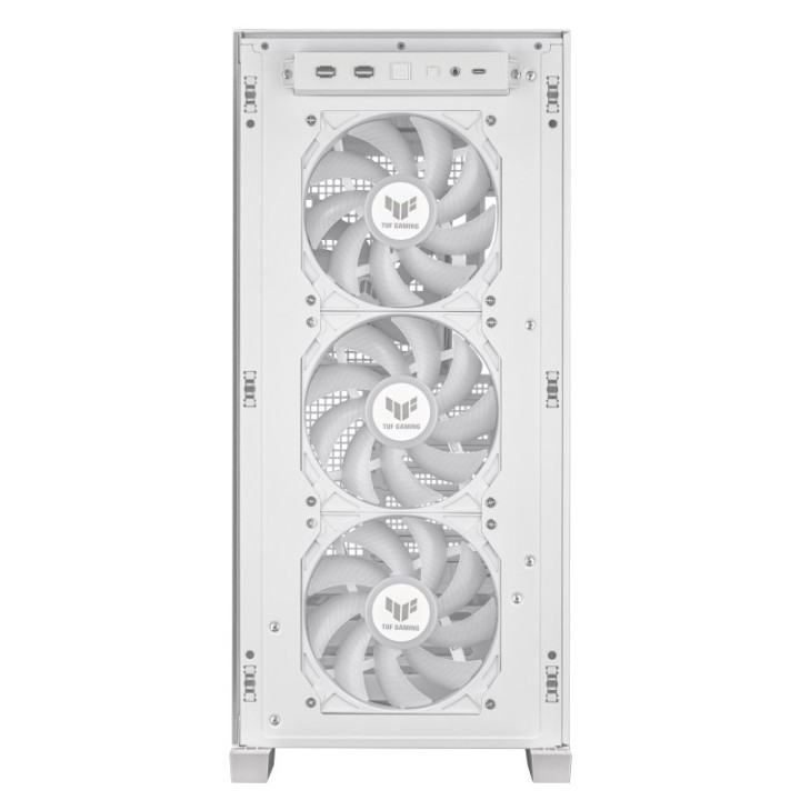 ASUS TUF Gaming GT302 ARGB Midi Tower EATX Cristal Templado USB-C Blanca