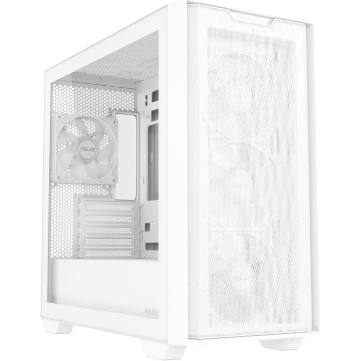 ASUS A21 PLUS RG ARGB Mid Tower mATX Cristal Templado USB 3.0 Blanca