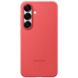 Samsung Funda de Silicona Roja para Galaxy S25