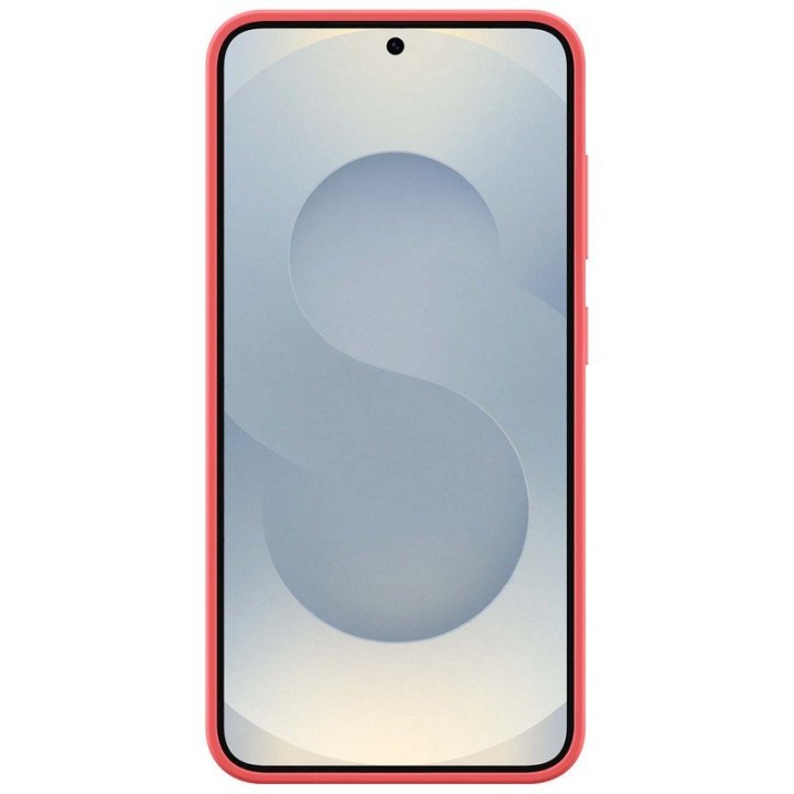 Samsung Funda de Silicona Roja para Galaxy S25