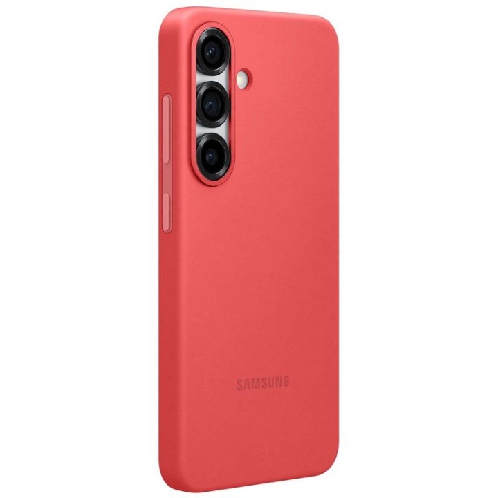 Samsung Funda de Silicona Roja para Galaxy S25