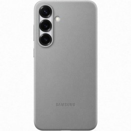 Samsung Funda de Cuero Vegano Gris para Galaxy S25 Plus