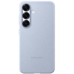 Samsung Funda de Cuero Vegano Azul Claro para Galaxy S25