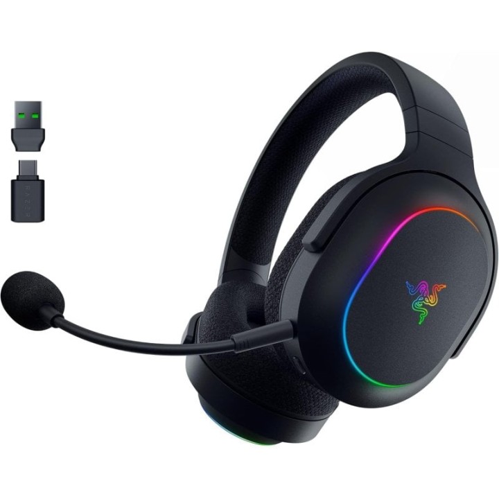 Razer Barracuda X Chroma Auriculares Gaming Inalámbricos 2.4GHz/Bluetooth Negros