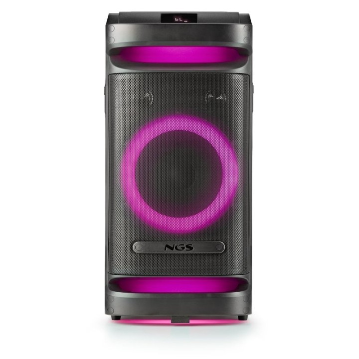 NGS Wild Space 1 Altavoz Portátil Inalámbrico con Woofer 10" Bluetooth/USB/AUX 180W RMS Negro