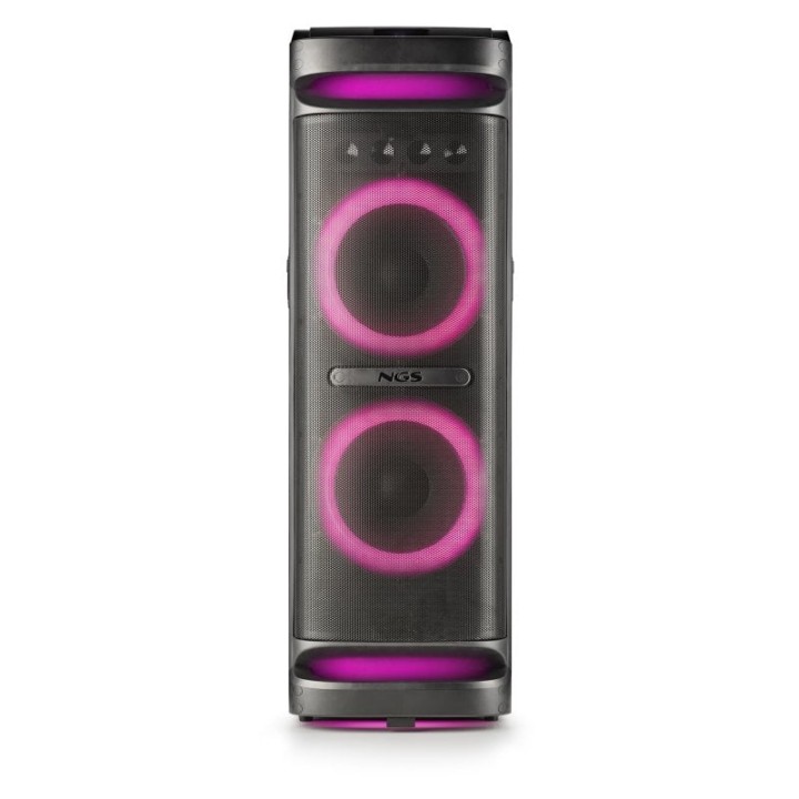 NGS Wild Space 3 Altavoz DJ Portátil Inalámbrico Bluetooth/USB/AUX IN 800W RMS Negro
