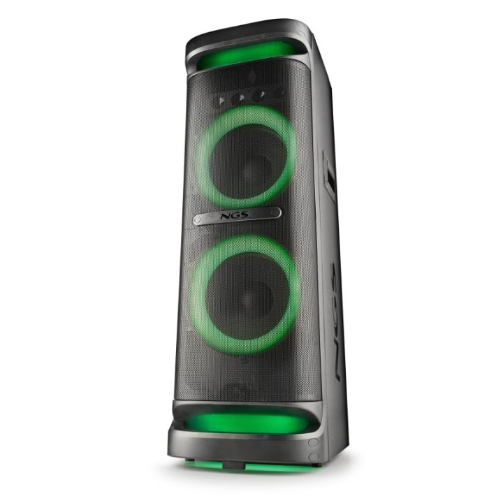 NGS Wild Space 3 Altavoz DJ Portátil Inalámbrico Bluetooth/USB/AUX IN 800W RMS Negro
