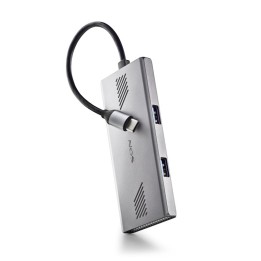 NGS WONDERDUO-C Adaptador Multipuerto USB-C 3.0 a 2x USB-C + 2x USB-A 5Gbps Aluminio