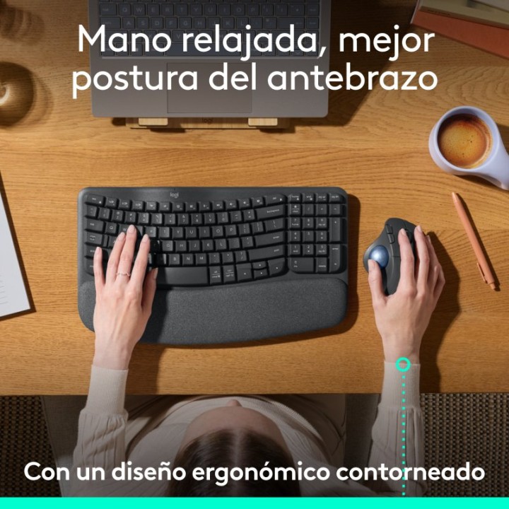 Logitech Ergo Series ERGO M575S Ratón Inalámbrico Bluetooth Trackball 2000 DPI Negro