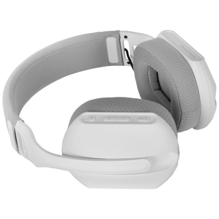 Mars Gaming MHW-PRO Auriculares Inalámbricos 7.1 ARGB Flow Bluetooth 5.3 Micrófono Dual Blancos