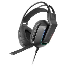 Mars Gaming Mh-strike Auriculares Ergonómicos Frgb Rainbow Drivers Neodimio 50mm Micrófono Negro
