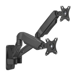 Soporte Pared AISENS 2 Brazos 17-32" Negro(WT32TSR-225)