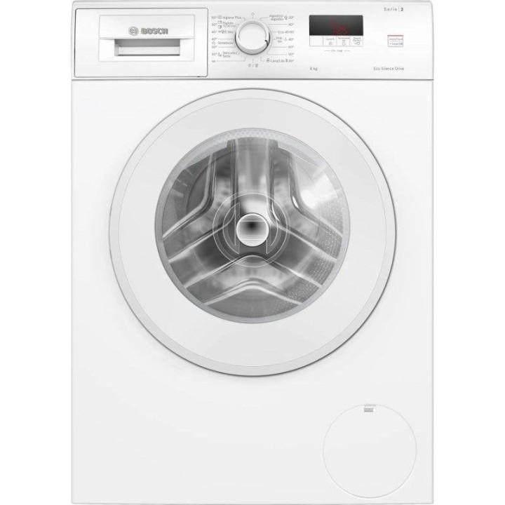 Bosch Serie 2 WGE03200EP Lavadora de Carga Frontal 8Kg A Blanca