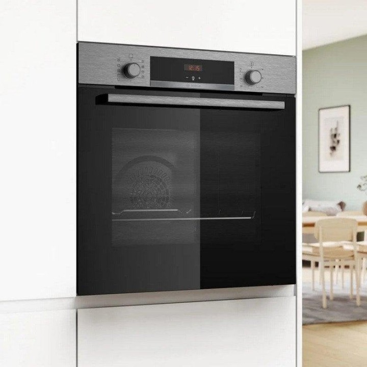 Horno Multifunción Bosch Serie 4 HBA514ES3 71L 60cm Hidrolítico A+ Grill Acero Inoxidable