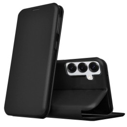 Cool Funda Flip Cover Elegance Negro para Samsung Galaxy S24 / S25