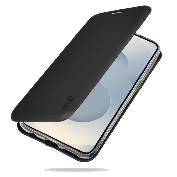 Cool Funda Flip Cover Elegance Negro para Samsung Galaxy S24 / S25