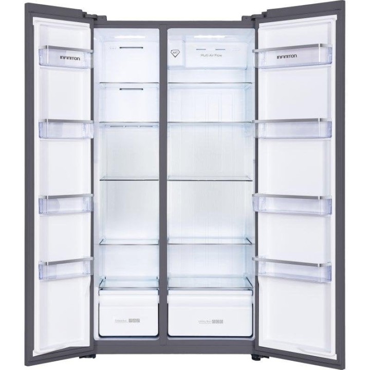 Infiniton SBS-506A77XEM Frigorífico Americano Nofrost E Inox
