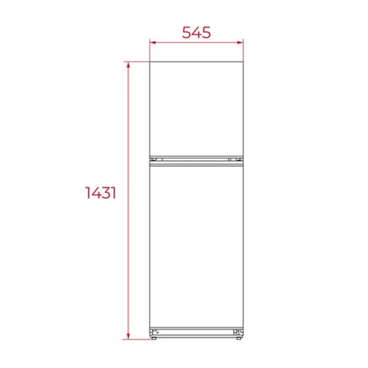 Teka RTF 2510 WH Frigorífico Dos Puertas 204 L E Blanco