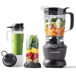 Nutribullet Full Size Combo Batidora de Vaso 1.8L 1200W Gris Oscuro