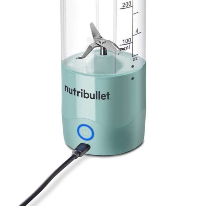 Nutribullet Portable Batidora Licuadora de Vaso Portátil 475ml Azul Claro
