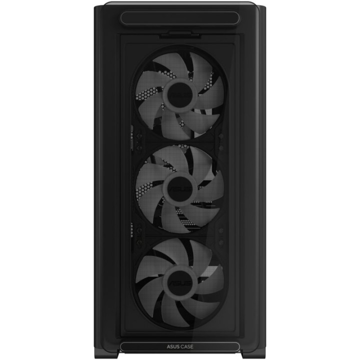 ASUS A23 PLUS Micro-ATX ARGB Cristal Templado USB-C 3.2 Negro