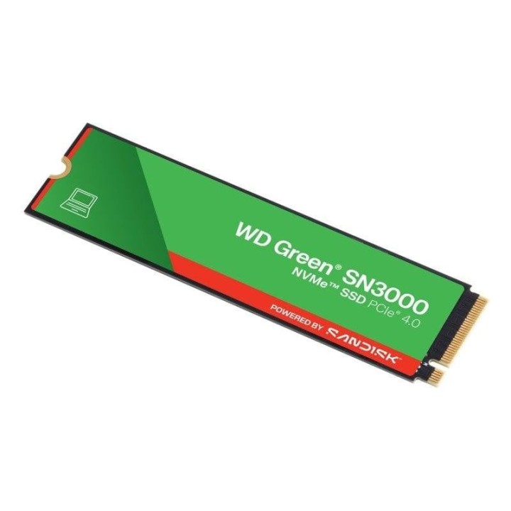 WD Green SN3000 500GB Disco SSD 5000MB/s NVMe PCIe 4.0 M.2 Gen4 QLC 3D NAND