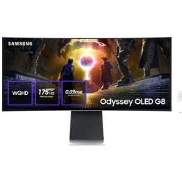 Samsung Odyssey OLED G8 G85SD 34" OLED UltraWide QHD 175Hz Altavoces FreeSync Premium Pro Curva