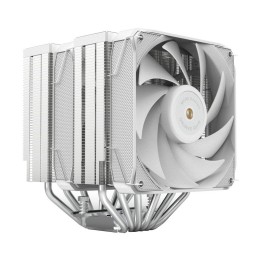 Mars Gaming MCPU-XU6 Disipador CPU Doble Torre TDP 350W 2x Ventiladores FDB 6 Heatpipes HCT Blanco