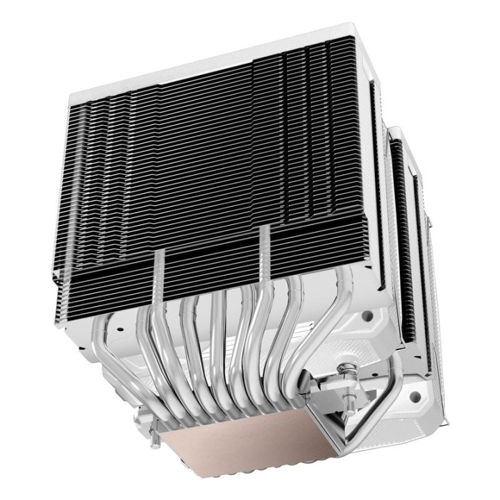 Mars Gaming MCPU-XU9 Disipador CPU Doble Torre TDP 400W 2x Ventiladores FDB 9 Heatpipes BPH Blanco