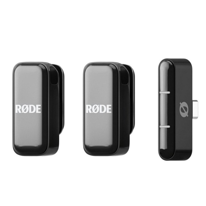 Rode Wireless Micro Micrófono Inalámbrico Ultracompacto USB-C Negro