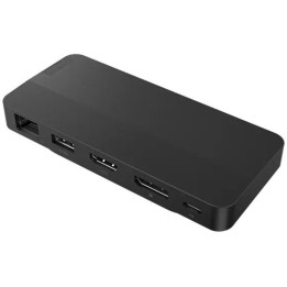 Lenovo USB-C Dual Display Travel Dock 100W HUB USB-C a USB 3.2/USB-C/HDMI/DP/RJ45
