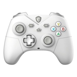 MSI FORCE GC300 WIRELESS Mando de Juego Inalámbrico Bluetooth para PC Blanco