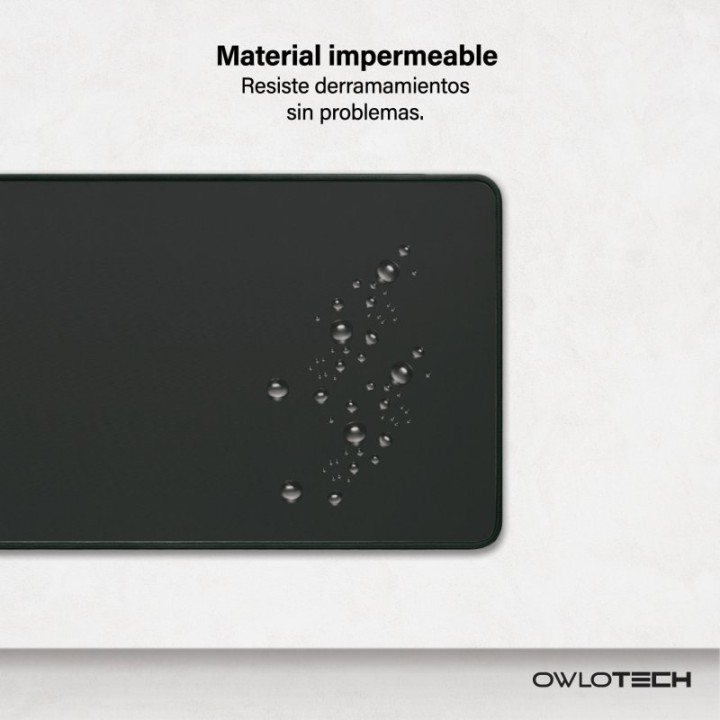 Owlotech Mousepad 90x40cm 2mm Alfombrilla Basic Extended Negra