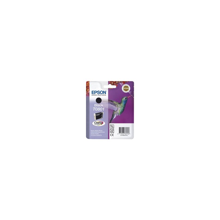 Tinta Epson T0801 Negro Photo 7.4ml (C13T08014011)