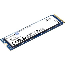 Kingston NV3 4TB Disco SSD 6000MB/s NVMe PCIe 4.0 M.2 Gen4 3D NAND