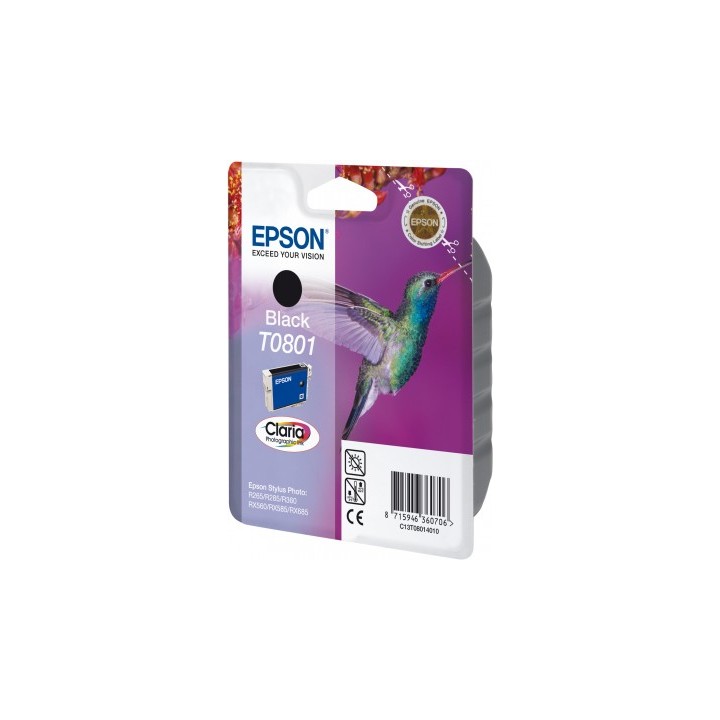 Tinta Epson T0801 Negro Photo 7.4ml (C13T08014011)