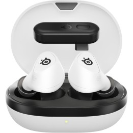 SteelSeries Arctis GameBuds Auriculares Inalámbricos Bluetooth Cancelación de Ruido para PS5 Blancos