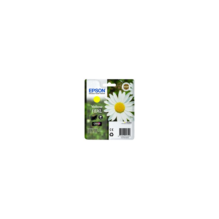 Tinta Epson 18XL T1814 Amarillo 6.6ml (C13T18144012)