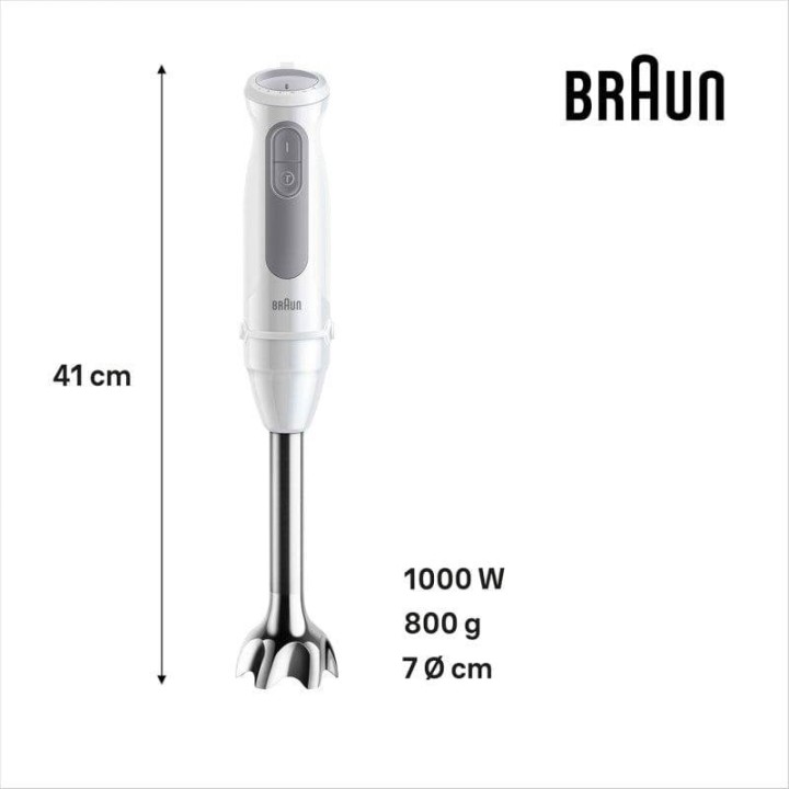 Braun Minipimer 5 MQ 50001 M Batidora de Mano 1000W 0.6 L