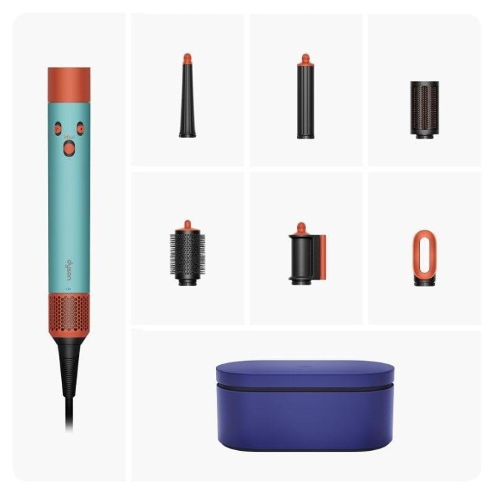 Moldeador Multifunción y Secador Dyson Airwrap i.d.™ Liso + Ondulado 1300W Con Accesorios Azul