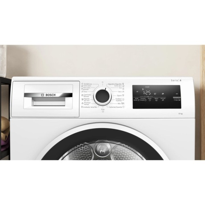 Bosch Serie 4 WTR83200ES Secadora Independiente Carga Frontal 8 Kg E Blanco
