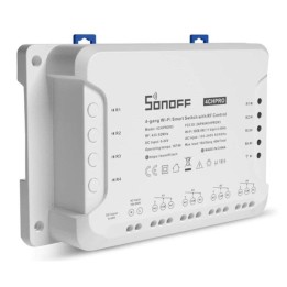 Sonoff 4CH Pro R3 Módulo de 4 Interruptores Inteligentes WiFi Blanco