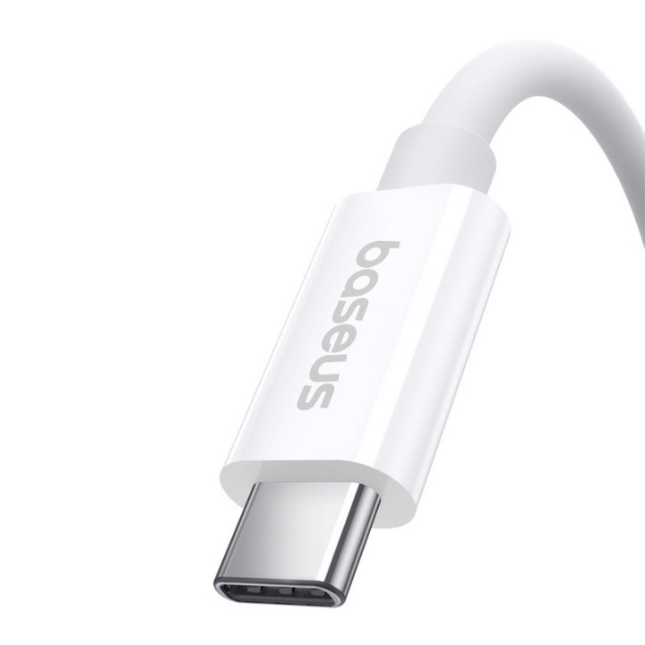 Baseus Superior 2 Cable Carga Rápida 240W USB4 40Gbps USB-C a USB-C 1.8m Blanco