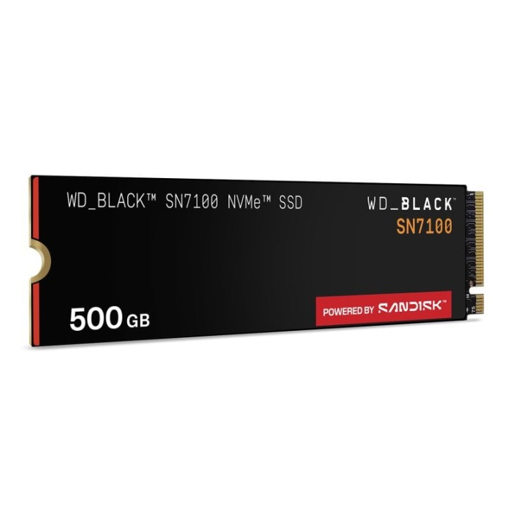 WD BLACK SN7100 500GB Disco SSD 6800MB/s NVMe PCIe 4.0 M.2 Gen4 TLC 3D NAND