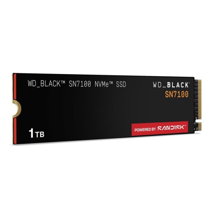 WD BLACK SN7100 1TB Disco SSD 7250MB/s NVMe PCIe 4.0 M.2 Gen4 TLC 3D NAND