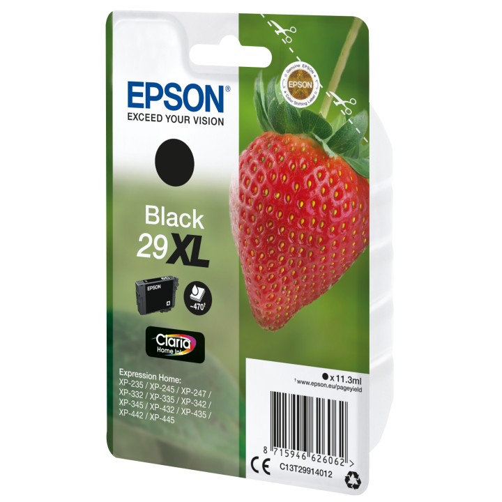 Tinta Epson 29XL T2991 Negro 11.3ml (C13T29914012)
