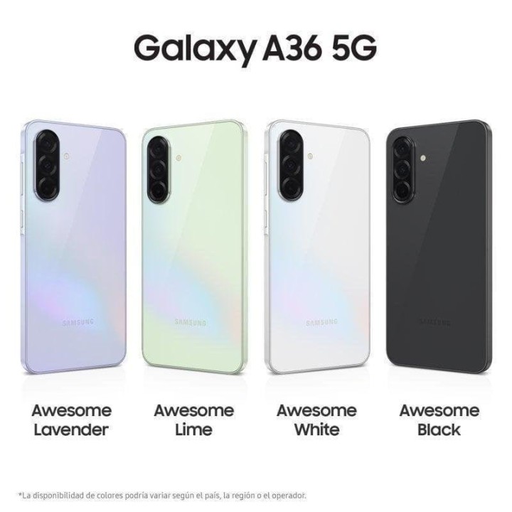 Samsung Galaxy A36 5G 8GB 256GB 6.7" Negro