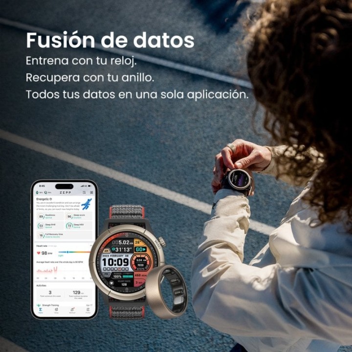 Amazfit Helio Ring Anillo Inteligente Talla 10 (66mm) Titanio
